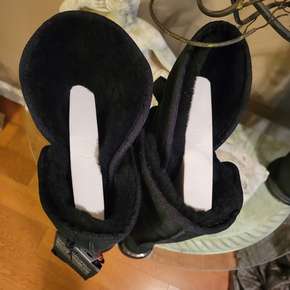 Australia Luxe Collective Bedouin X-Tall Suede Shearling Fur Lace Up Boots #704 - Picture 12 of 16